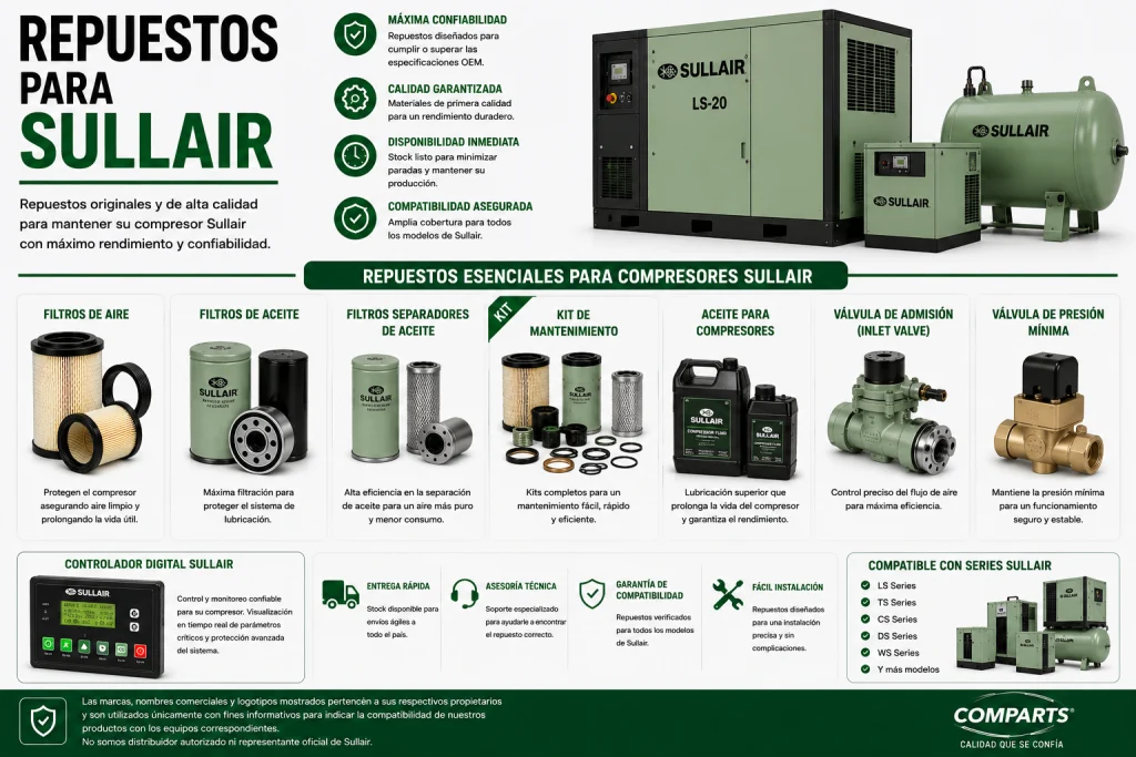 repuestos para sullair